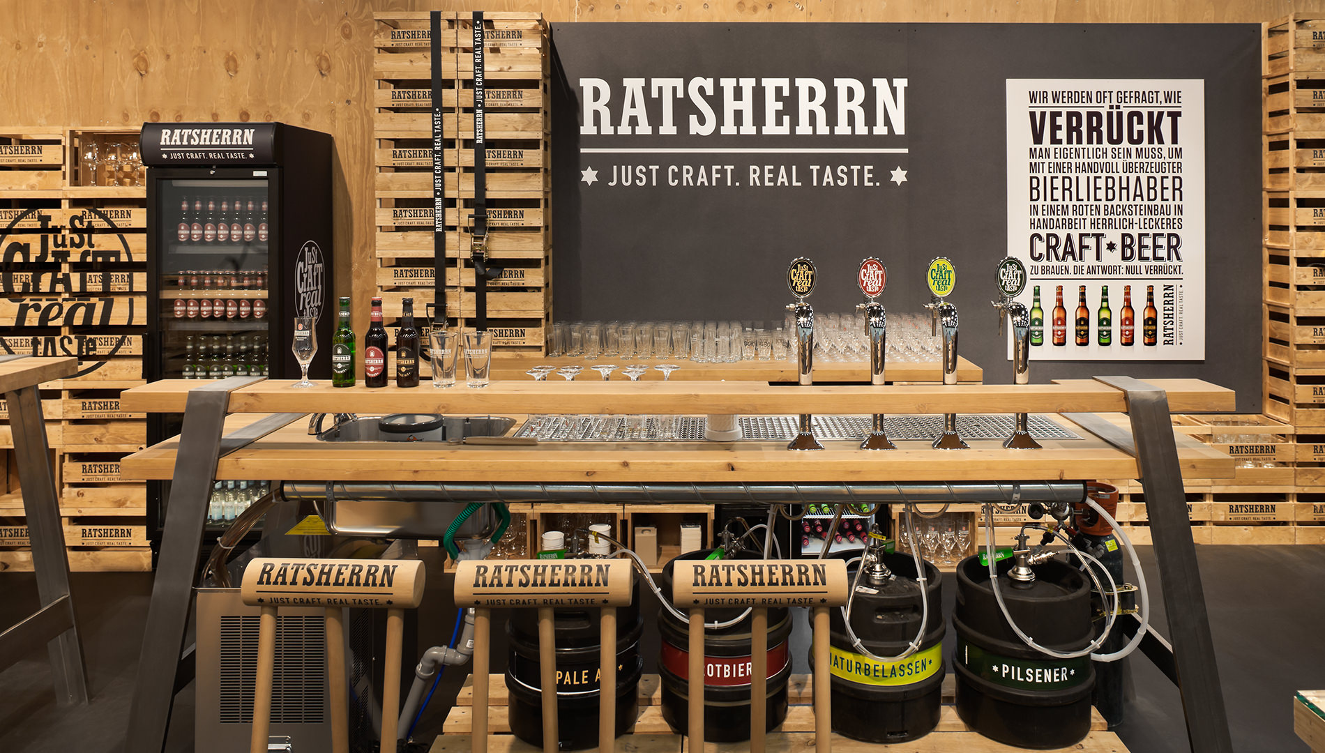 Messe Design Live Kommunikation Hamburg Internorga Ratsherrn Corporate Architecture Craftbiertheke Going Places EventLabs