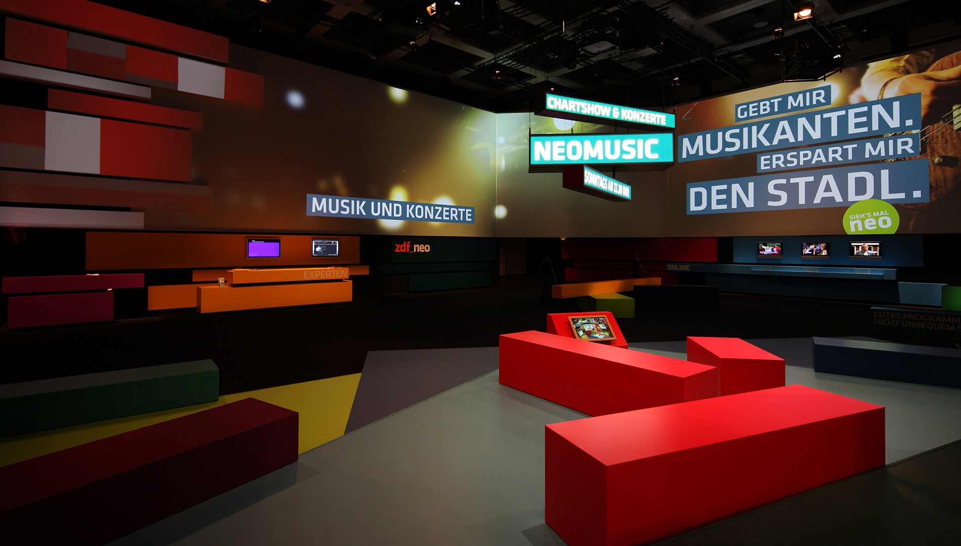 Messe Design Live Kommunikation Berlin ZDF neo IFA Messestand Going Places EventLabs