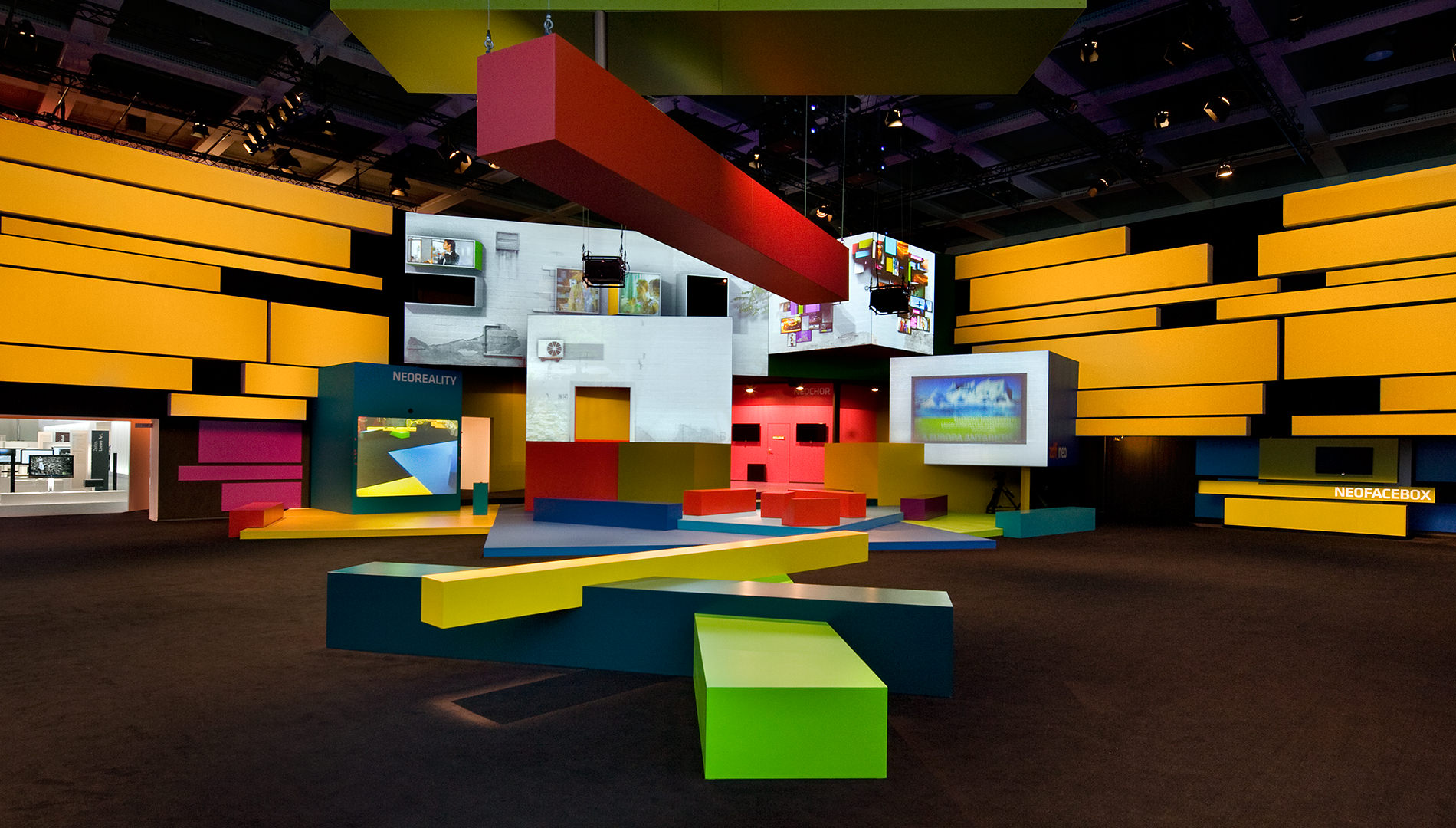 Messe Design Live Kommunikation Berlin ZDF neo IFA Lounge Sitzecke Going Places EventLabs