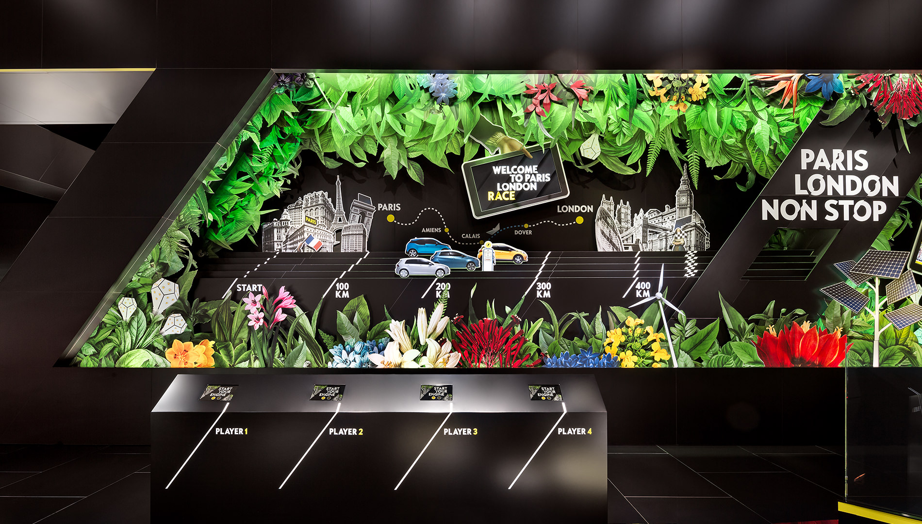 Messe Design Live Kommunikation Paris Motorshow Auto Opel Bühnenbild Player Going Places EventLabs