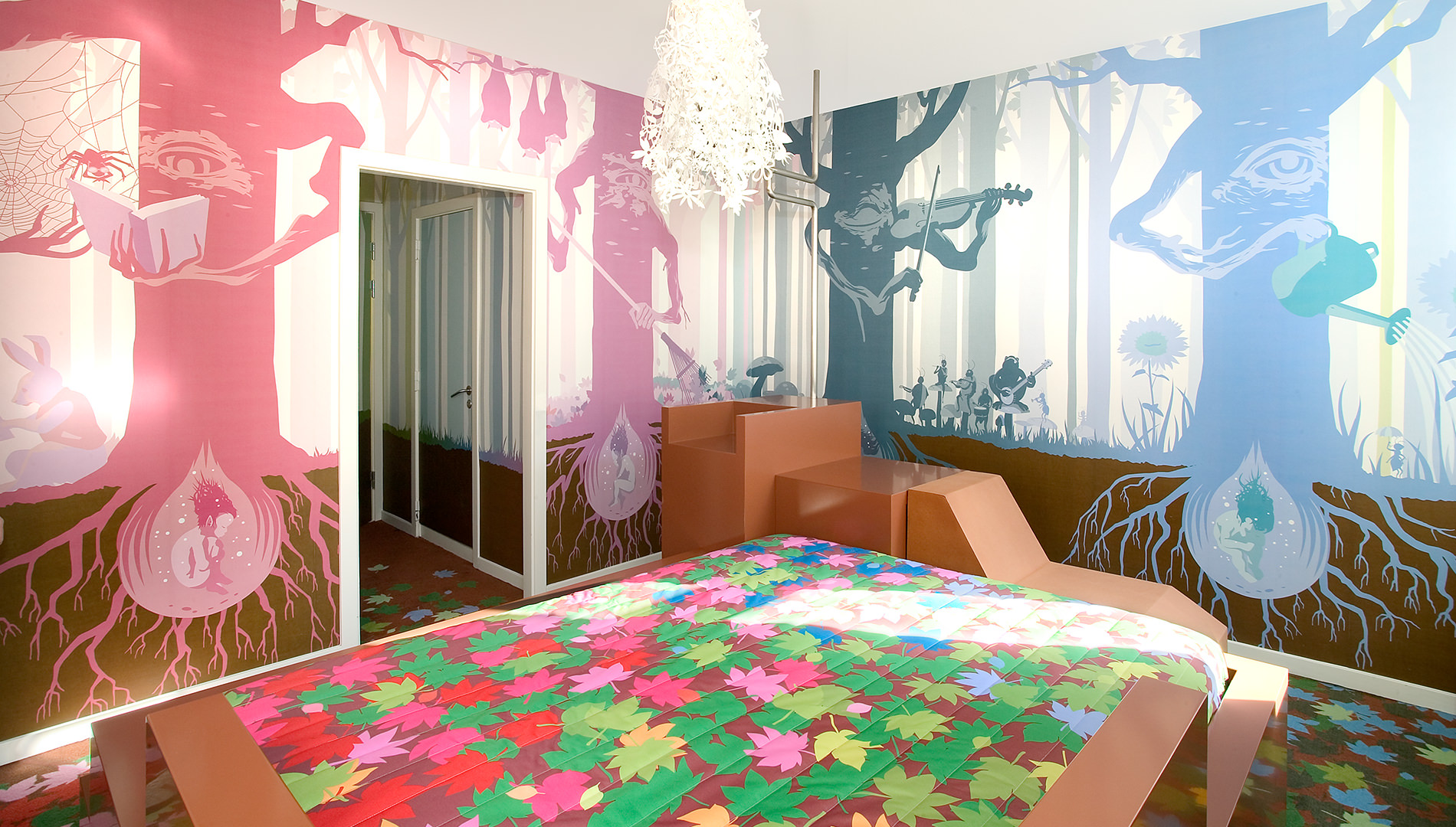 Messe Design Live Kommunikation Kopenhagen Hotel Fox Hotelzimmer Bett Going Places EventLabs