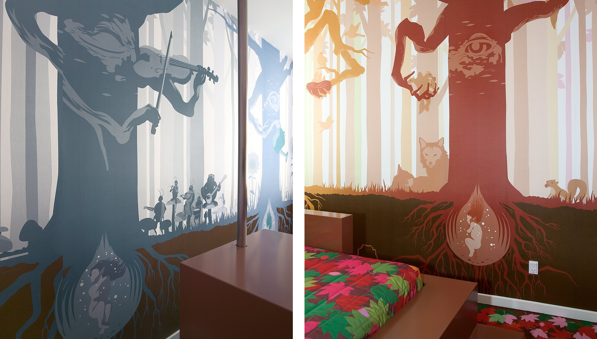 Messe Design Live Kommunikation Kopenhagen Hotel Fox Hotelzimmer Bett Going Places EventLabs
