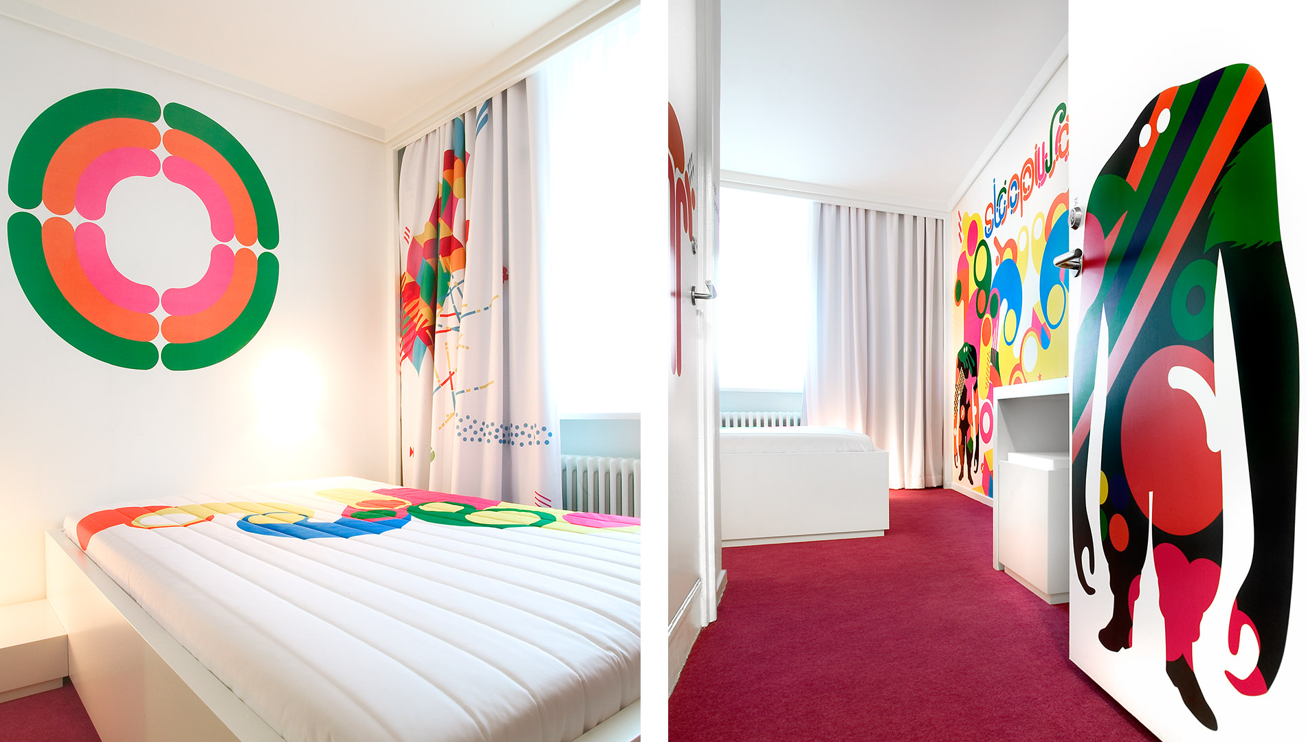Messe Design Live Kommunikation Kopenhagen Hotel Fox Hotelzimmer Bett Going Places EventLabs