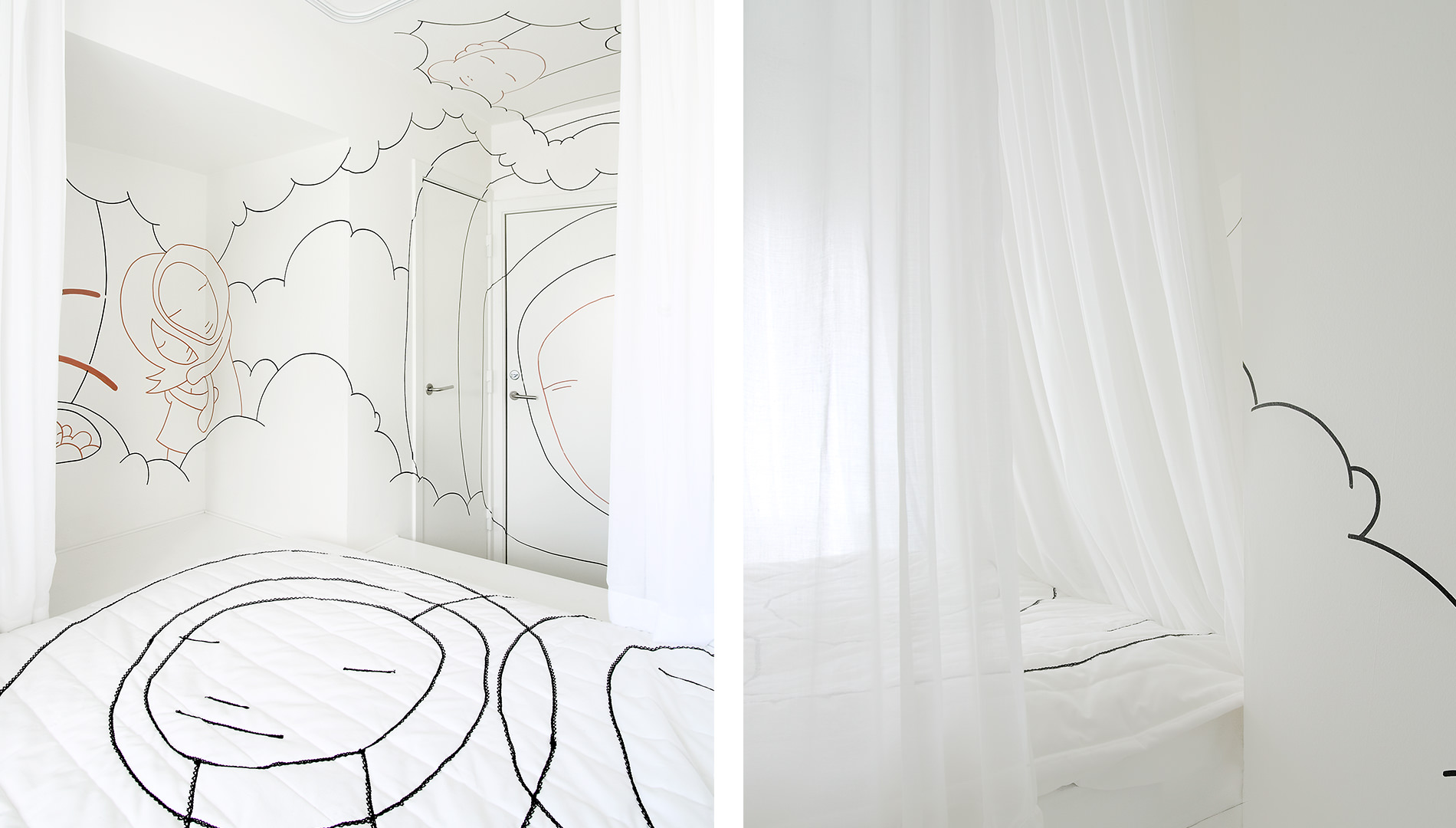 Messe Design Live Kommunikation Kopenhagen Hotel Fox Hotelzimmer Bett Going Places EventLabs