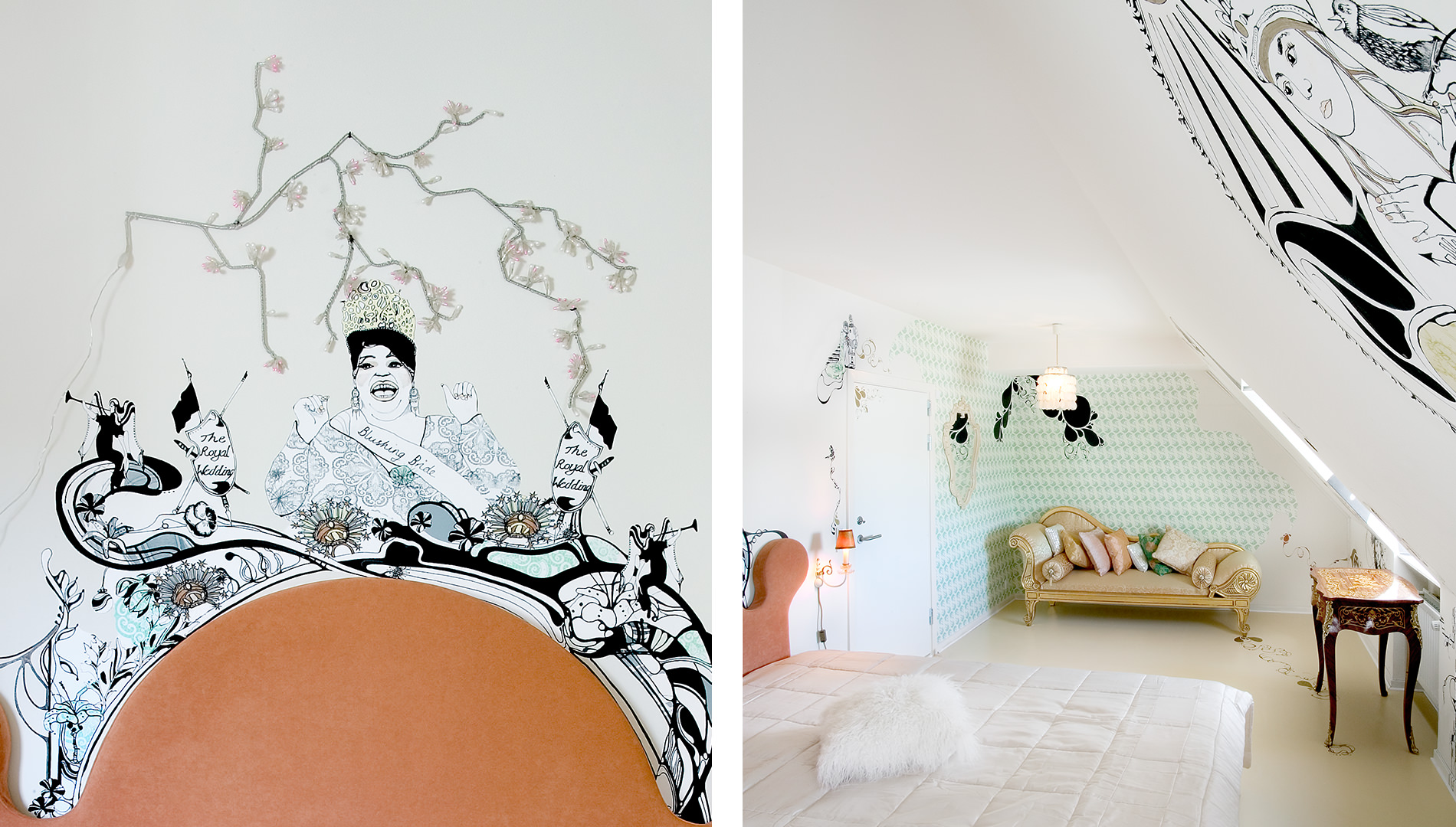 Messe Design Live Kommunikation Kopenhagen Hotel Fox Hotelzimmer Bett Going Places EventLabs